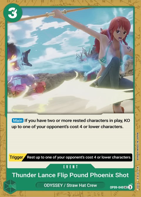 Thunder Lance Flip Caliber Phoenix Shot OP09-040