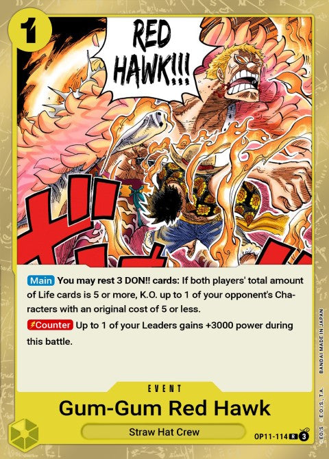 Gum-Gum Fire-Fist Pistol Red Hawk OP11-114