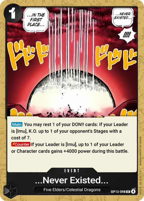 Never Existed... in the First Place... OP13-098