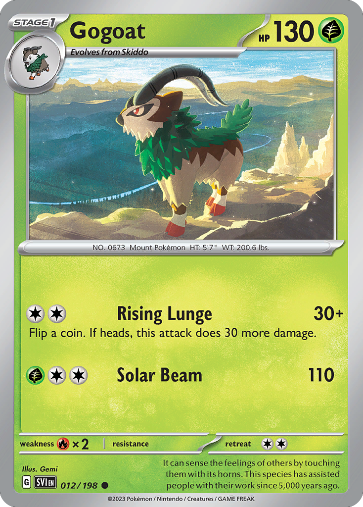 Gogoat 012/198 Common Scarlet & Violet