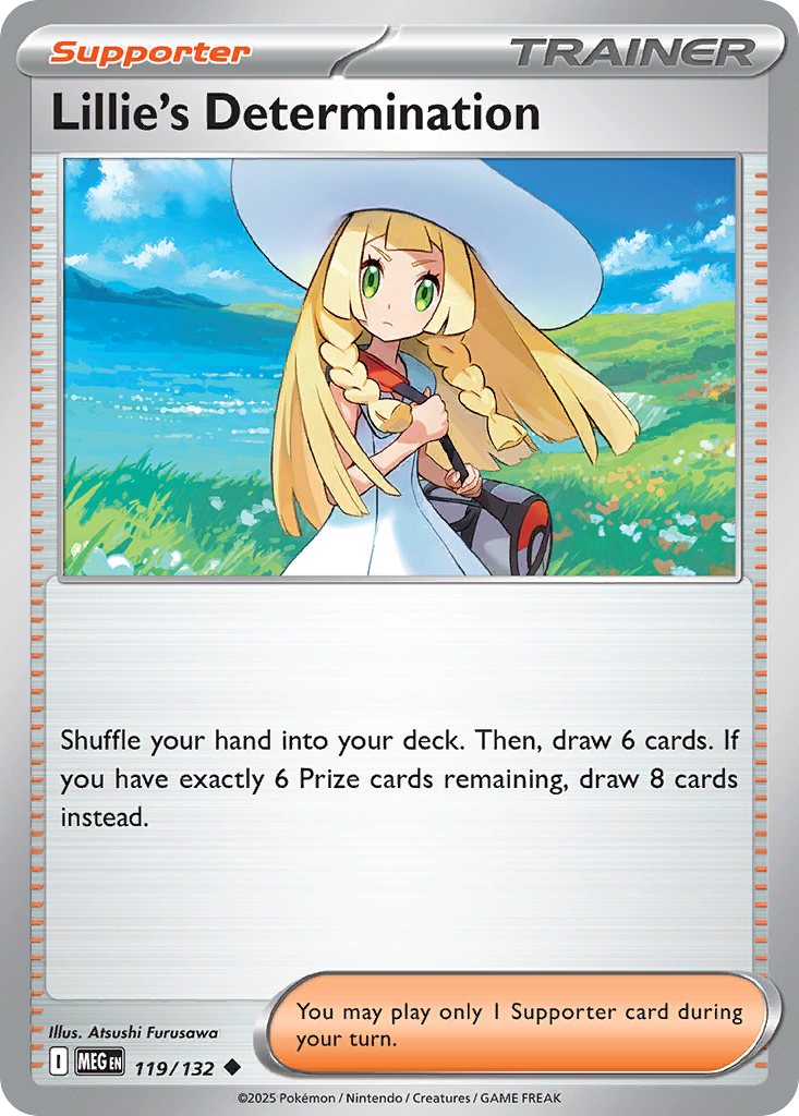 Lillie's Determination 119/132 Uncommon Mega Evolution