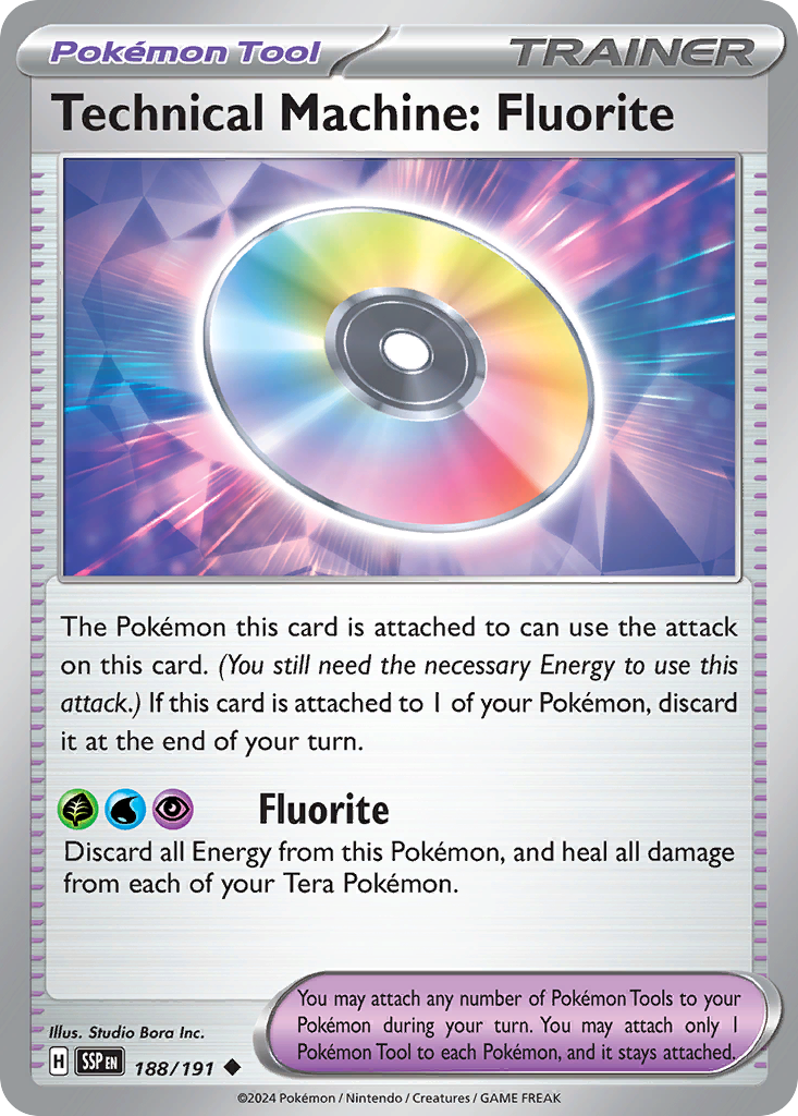 Technical Machine: Fluorite 188/191 Uncommon Surging Sparks