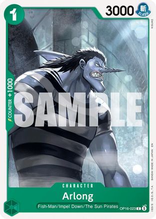 Arlong OP16-023 Common The Time of Battle