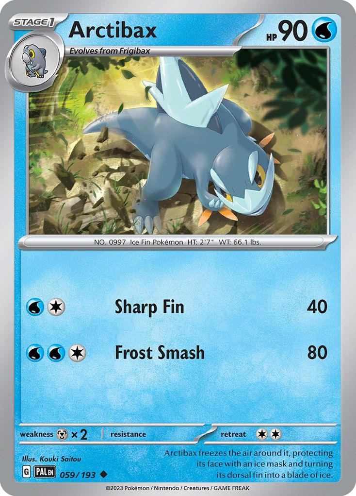 Arctibax 059/193 Uncommon Paldea Evolved