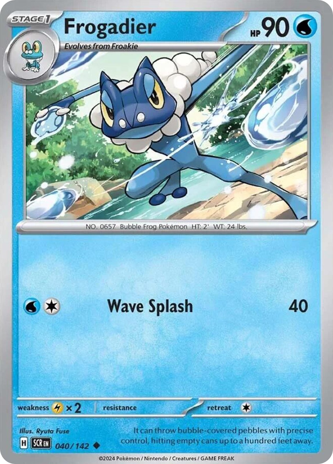 Frogadier 40/142 Uncommon Stellar Crown