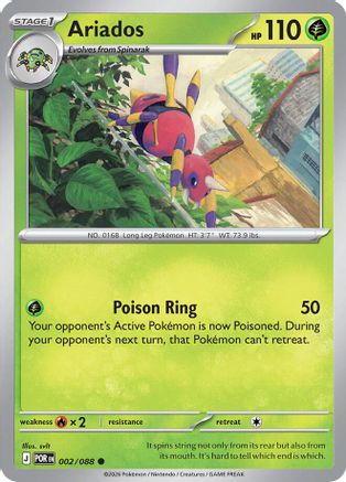 Ariados 002/088 Common Perfect Order Reverse Holo