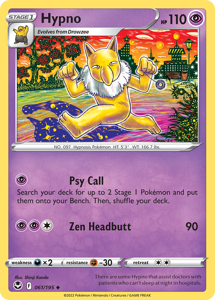 Hypno 061/195 Uncommon Silver Tempest