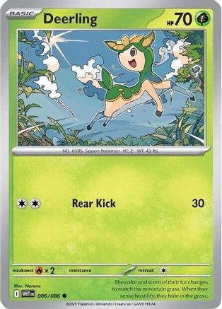 Deerling 006/086 Common White Flare