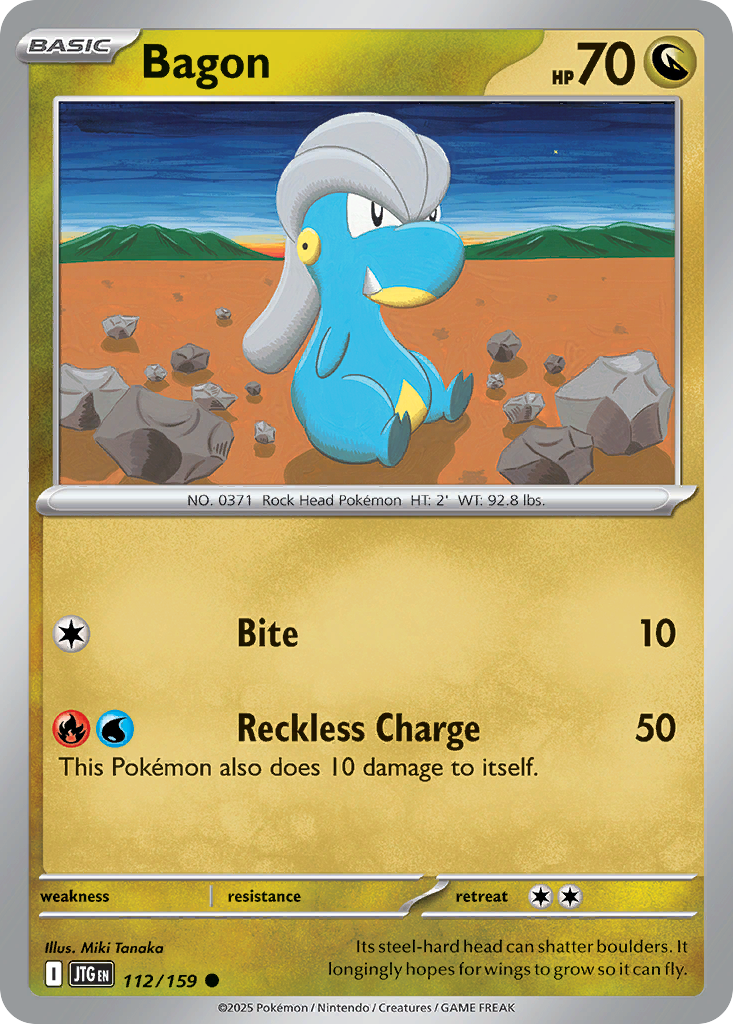 Bagon 112/159 Common Journey Together Reverse Holo
