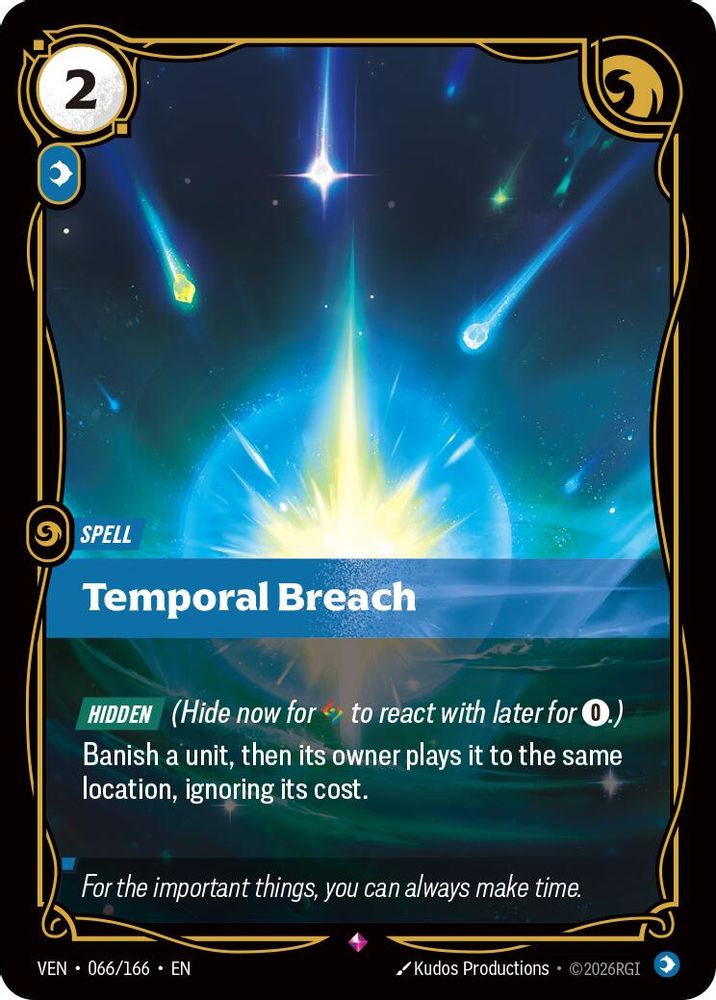 Temporal Breach 066/166 Rare Vendetta Foil