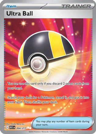 Ultra Ball 264/217 Ultra Rare Ascended Heroes