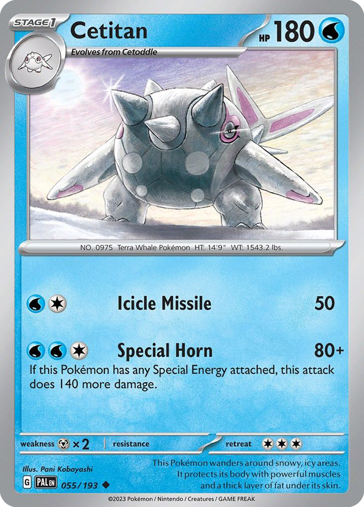 Cetitan 055/193 Uncommon Paldea Evolved