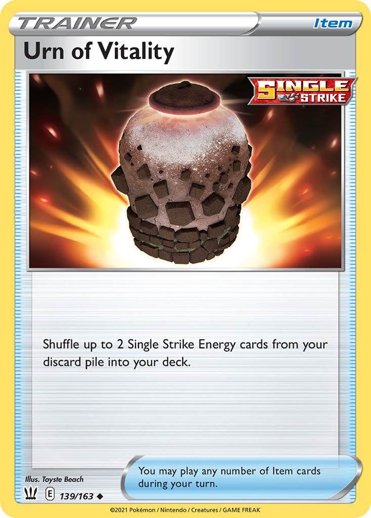 Urn of Vitality 139/163 Uncommon Battle Styles