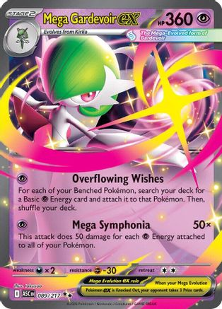 Mega Gardevoir ex 089/217 Double Rare Ascended Heroes