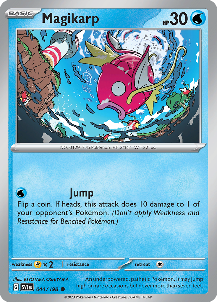 Magikarp 044/198 Common Scarlet & Violet Reverse Holo
