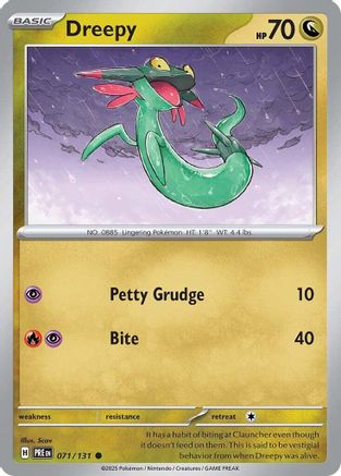 Dreepy 071/131 Common Prismatic Evolutions