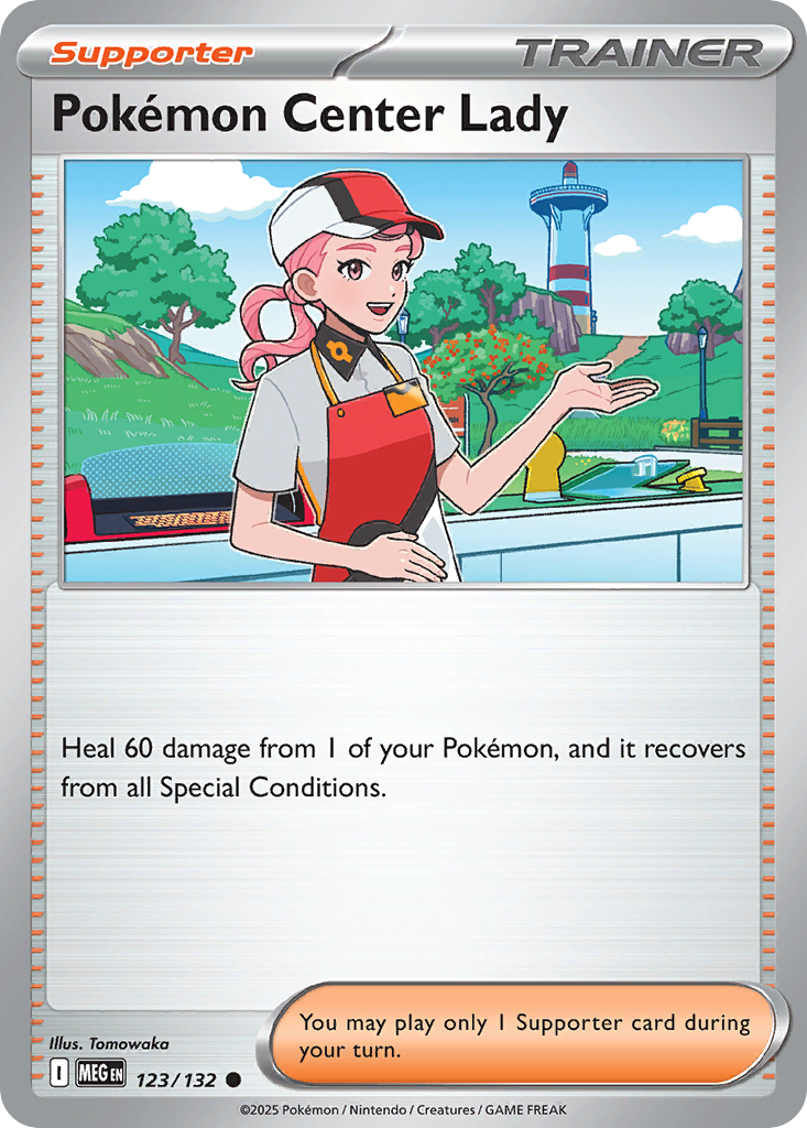 Center Lady 123/132 Common Mega Evolution