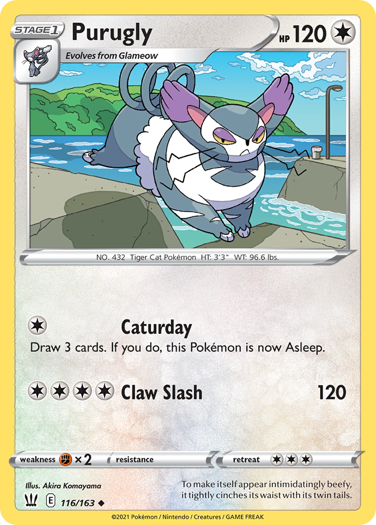 Purugly 116/163 Uncommon Battle Styles