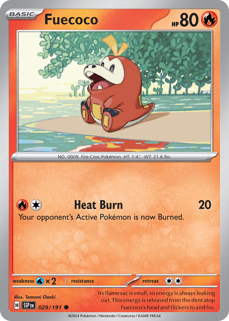 Fuecoco 029/191 Common Surging Sparks