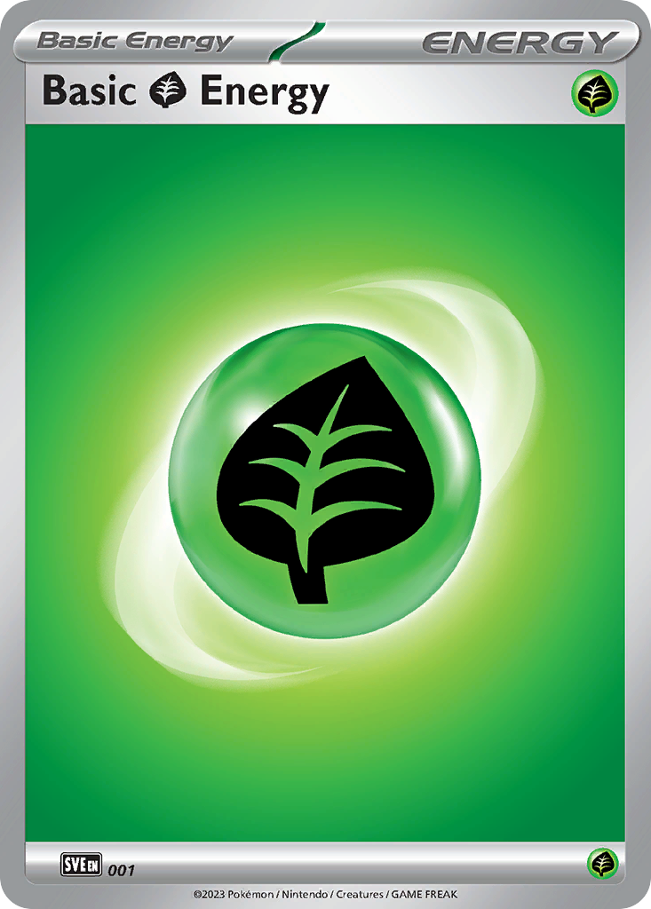 Basic Grass Energy 001 Common Scarlet & Violet Energies