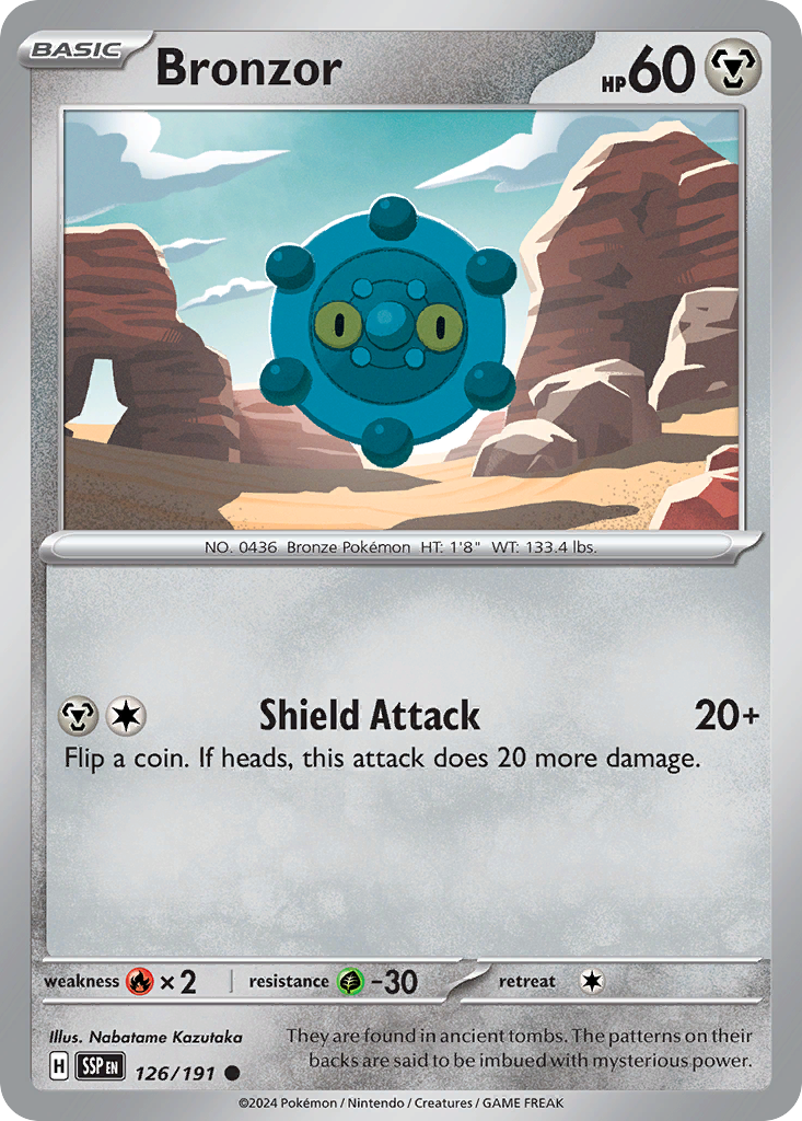 Bronzor 126/191 Common Surging Sparks