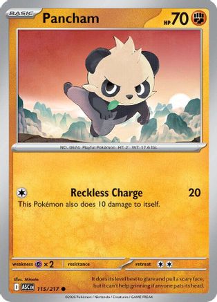 Pancham 115/217 Common Ascended Heroes