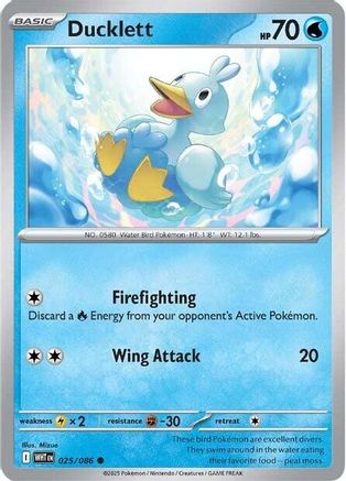 Ducklett 025/086 Common White Flare