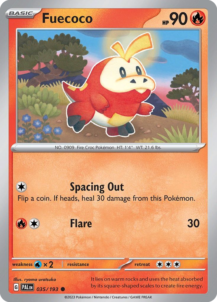 Fuecoco 035/193 Common Paldea Evolved
