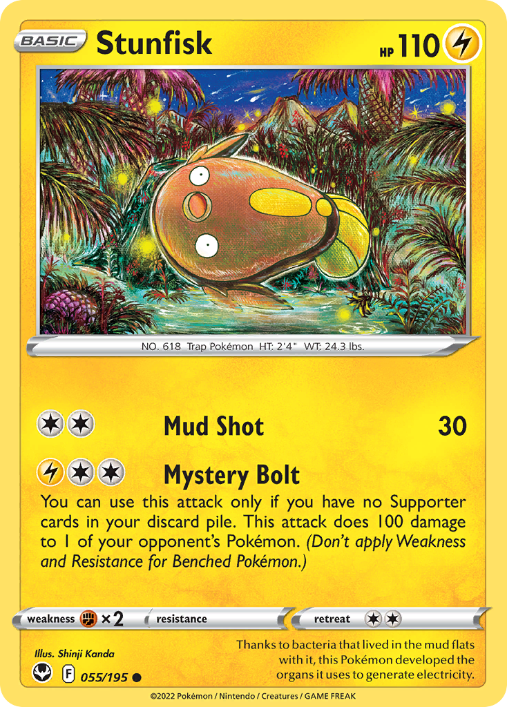 Stunfisk 055/195 Common Silver Tempest