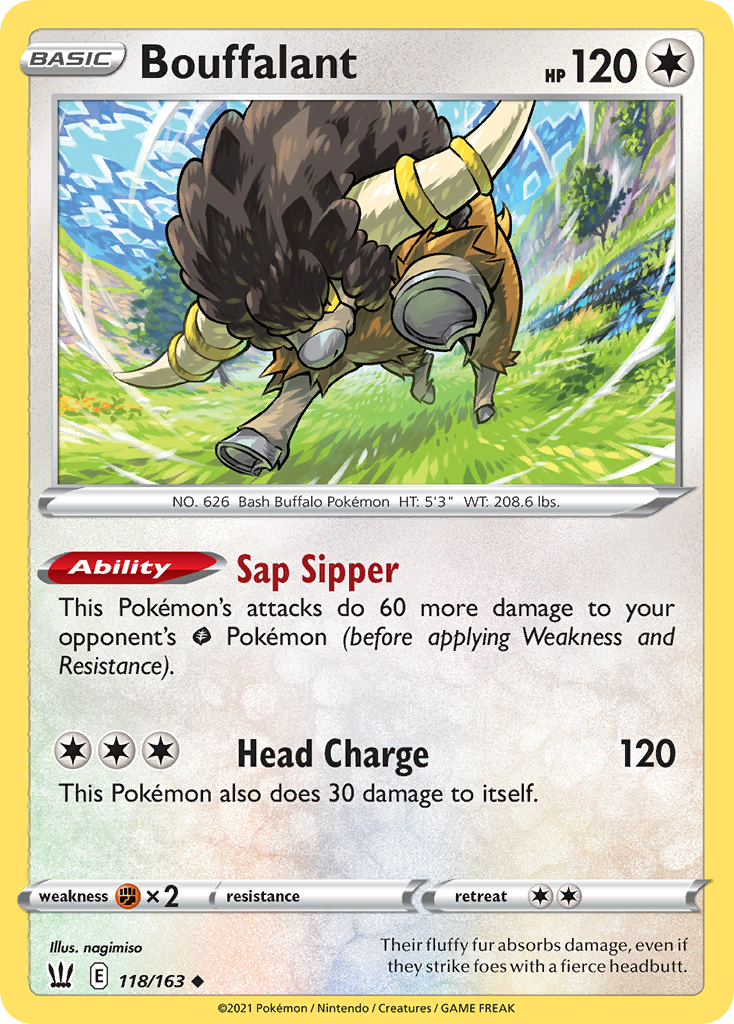Bouffalant 118/163 Uncommon Battle Styles