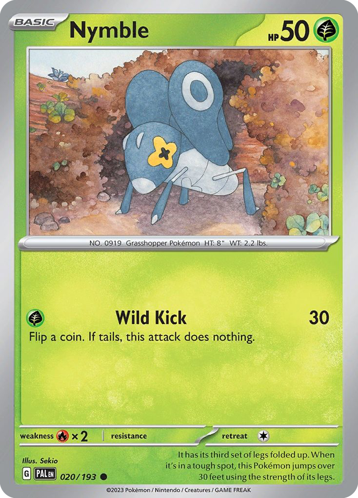 Nymble 020/193 Common Paldea Evolved