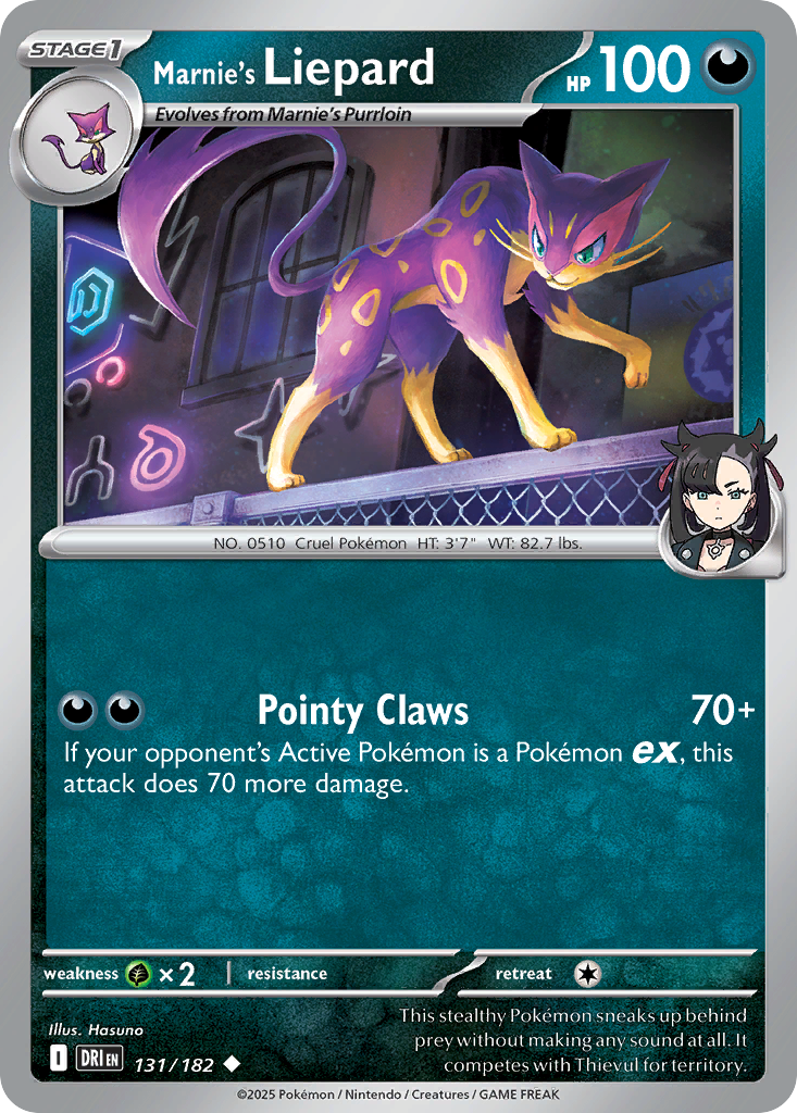 Marnie's Liepard 131/182 Uncommon Destined Rivals
