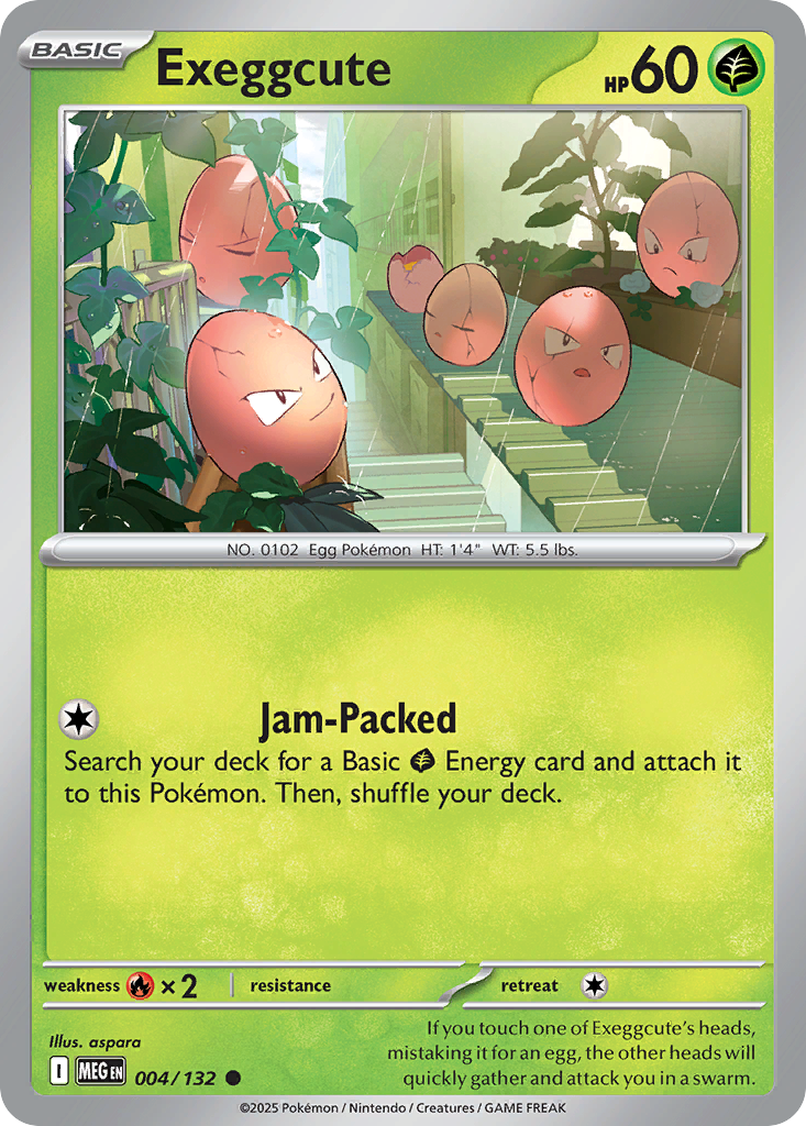 Exeggcute 004/132 Common Mega Evolution