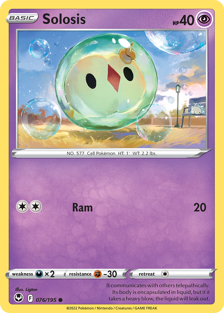 Solosis 076/195 Common Silver Tempest
