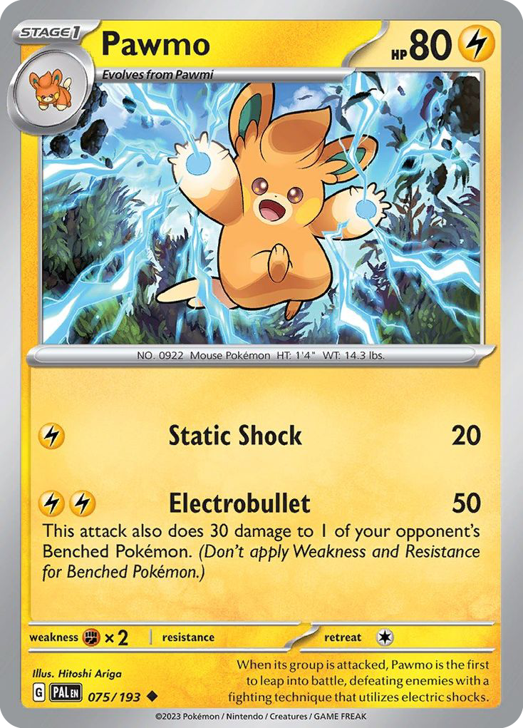 Pawmo 075/193 Uncommon Paldea Evolved
