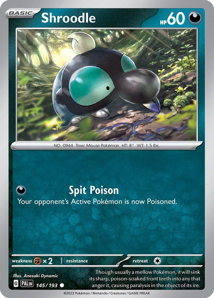 Shroodle 145/193 Common Paldea Evolved