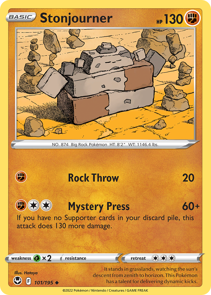 Stonjourner 101/195 Uncommon Silver Tempest