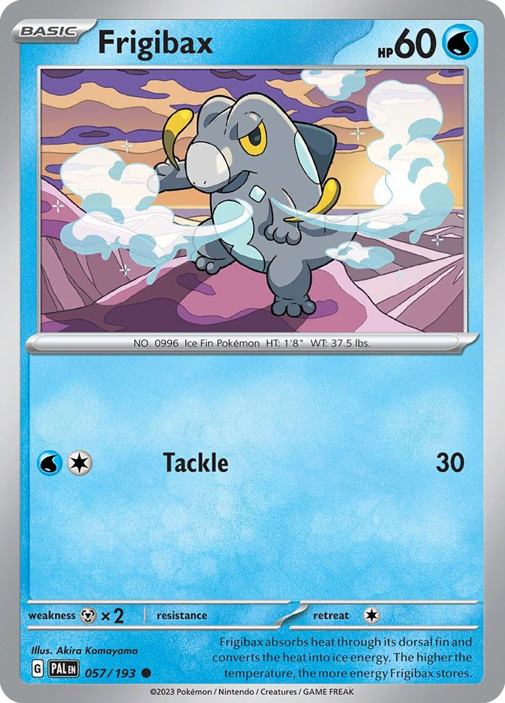 Frigibax 057/193 Common Paldea Evolved Reverse Holo