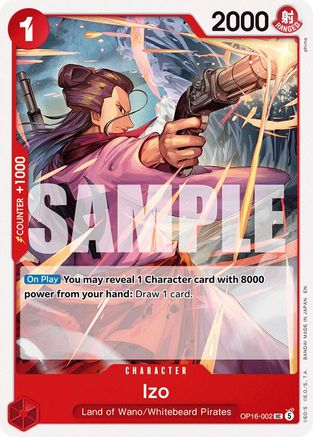 Izo OP16-002 Uncommon The Time of Battle