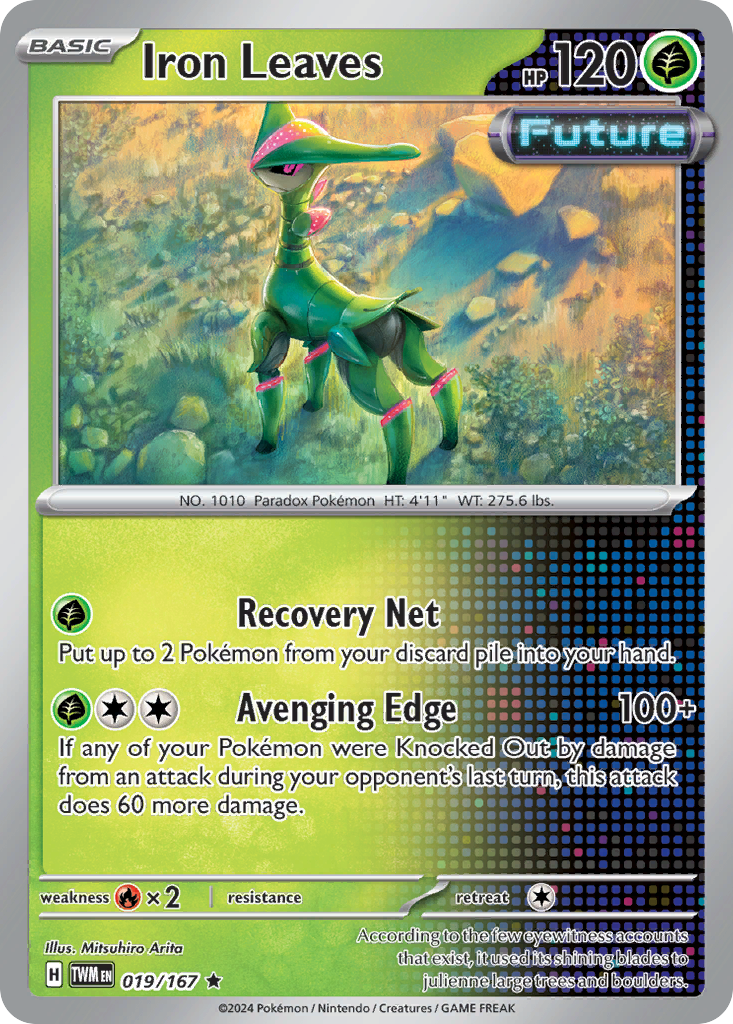 Iron Leaves 019/167 Rare Twilight Masquerade Holo