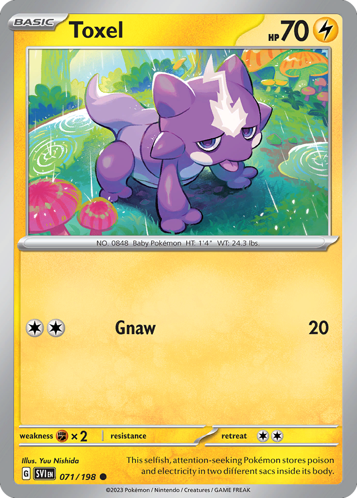 Toxel 071/198 Common Scarlet & Violet