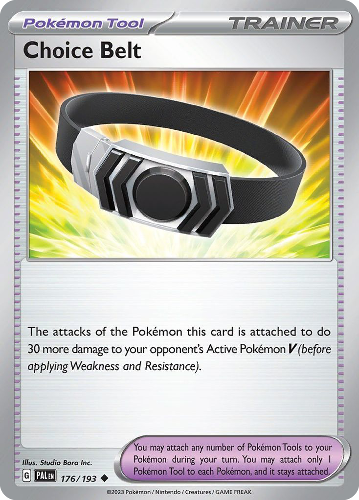 Choice Belt 176/193 Uncommon Paldea Evolved