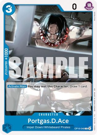 Portgas.D.Ace (049) OP16-049 Common The Time of Battle