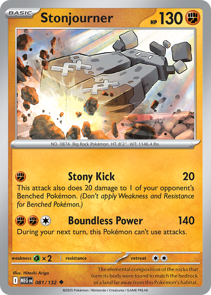 Stonjourner 081/132 Uncommon Mega Evolution