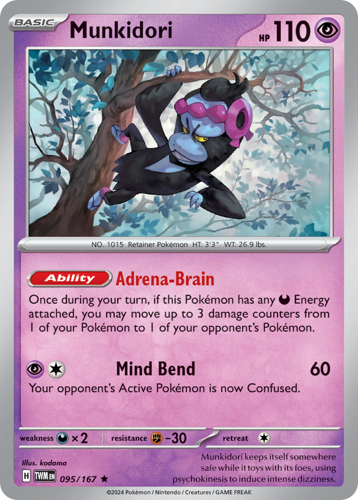 Munkidori 095/167 Rare Twilight Masquerade Holo