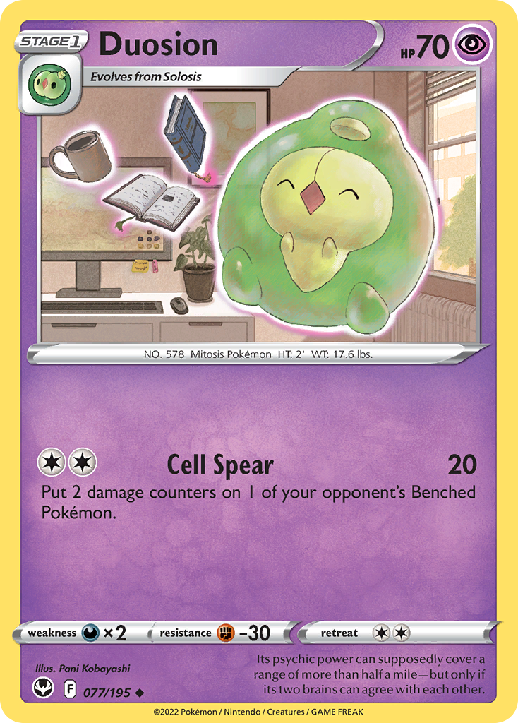 Duosion 077/195 Uncommon Silver Tempest