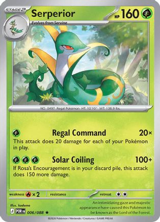 Serperior 006/088 Rare Perfect Order Holo
