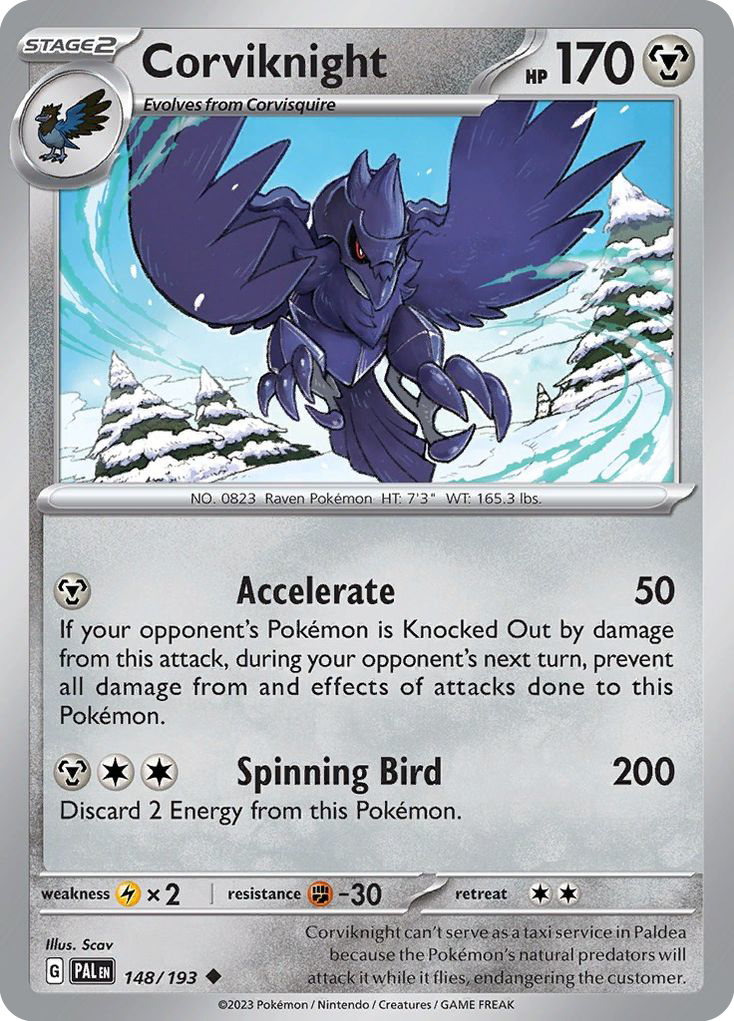 Corviknight 148/193 Uncommon Paldea Evolved