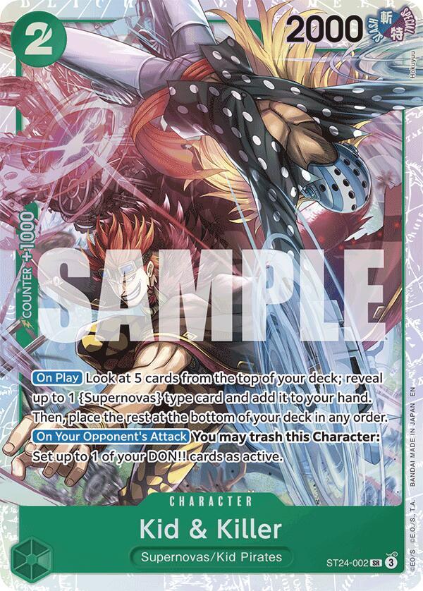Kid & Killer ST24-002 Starter Deck 24: GREEN Jewelry Bonney Foil