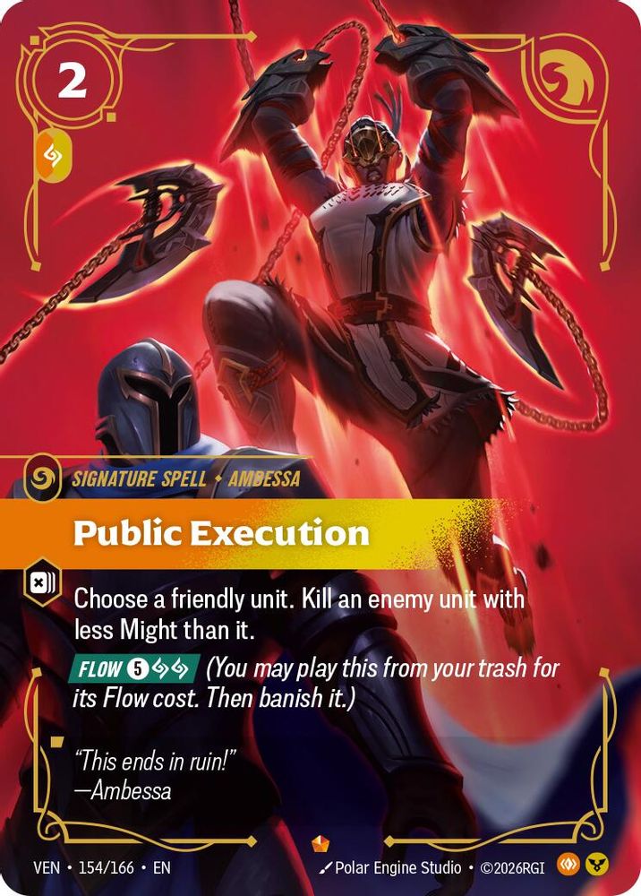 Public Execution 154/166 Epic Vendetta Foil